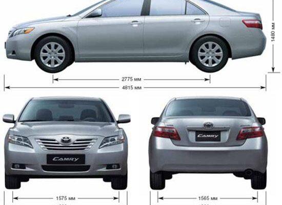 camry 40 габариты